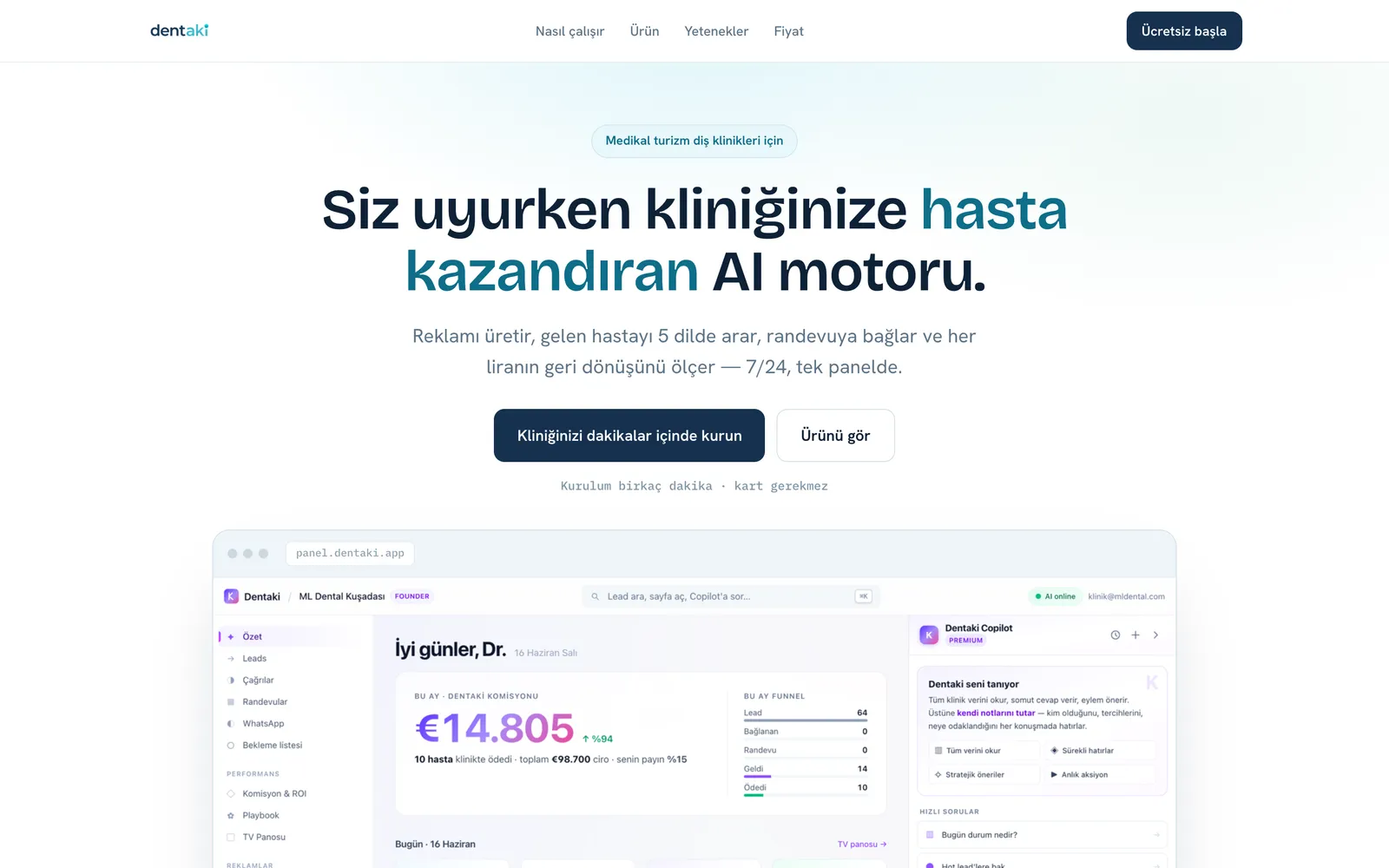 Dentaki — AI-powered patient acquisition platform for dental clinics — 1
